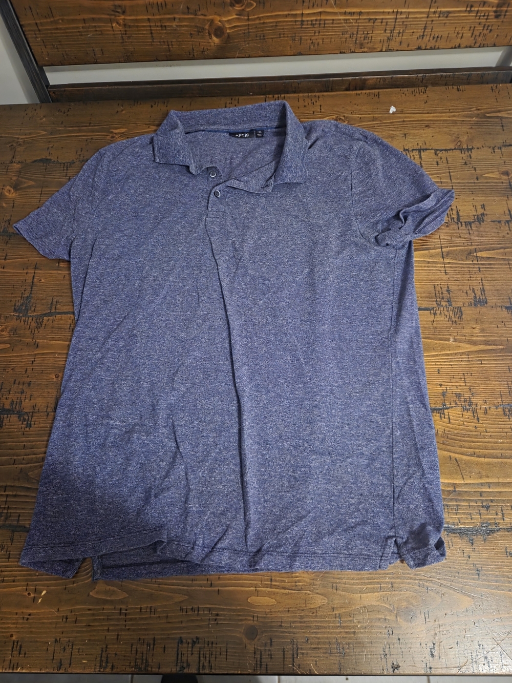 Apt. 9 Heathered Navy Polo